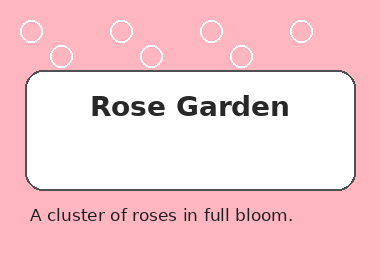 A cluster of roses in full bloom.