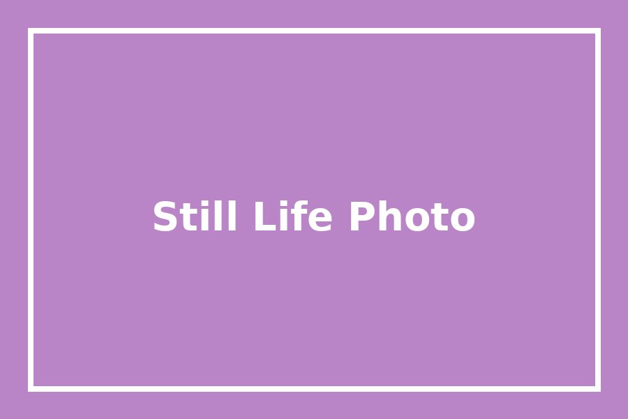 Still life themed photo with purple background